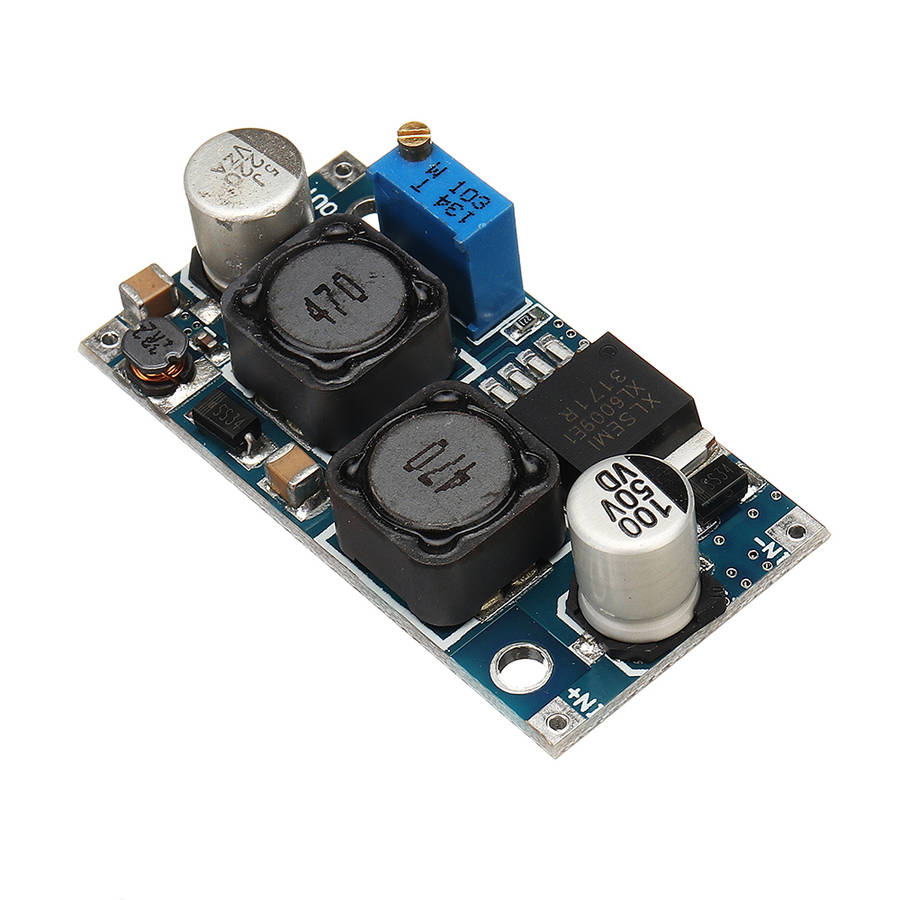 2Pcs DC-DC Boost Buck Adjustable Step Up Step Down Automatic Converter XL6009 Module Suitable For So