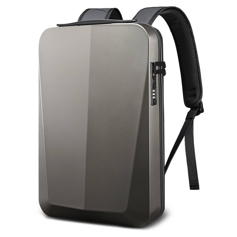 Bange Pc Hard Shell Shoulder Backpack Business Backpack Tsa Anti-Theft Computer Bag Usb Charging Wat