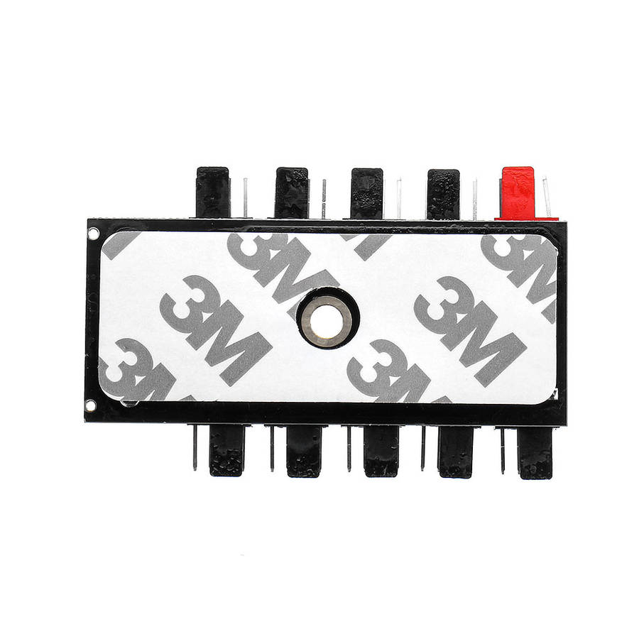 Computer Chassis 4pin Speed Temperature Control Cooling Fan PWM Fan Hub Speed Controller Support 8-w