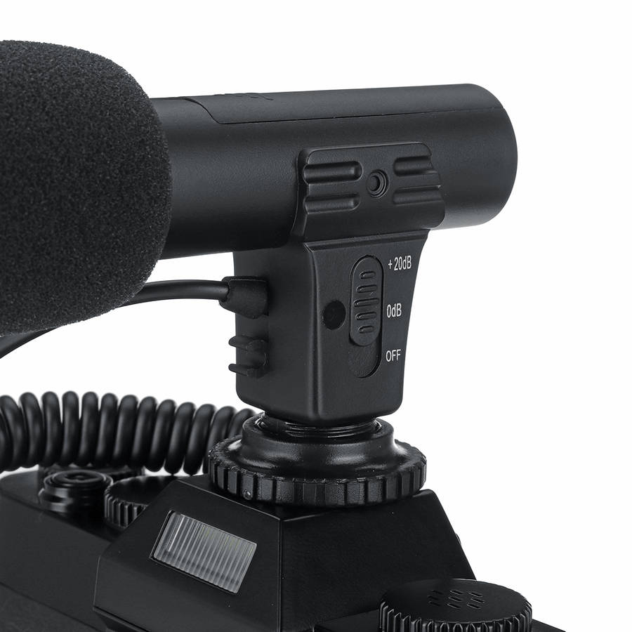 KOMERY 4K Vlog Camcorder 30MP 16X Digital Night Vision Camera Support Microphone for Tik T (Model C)