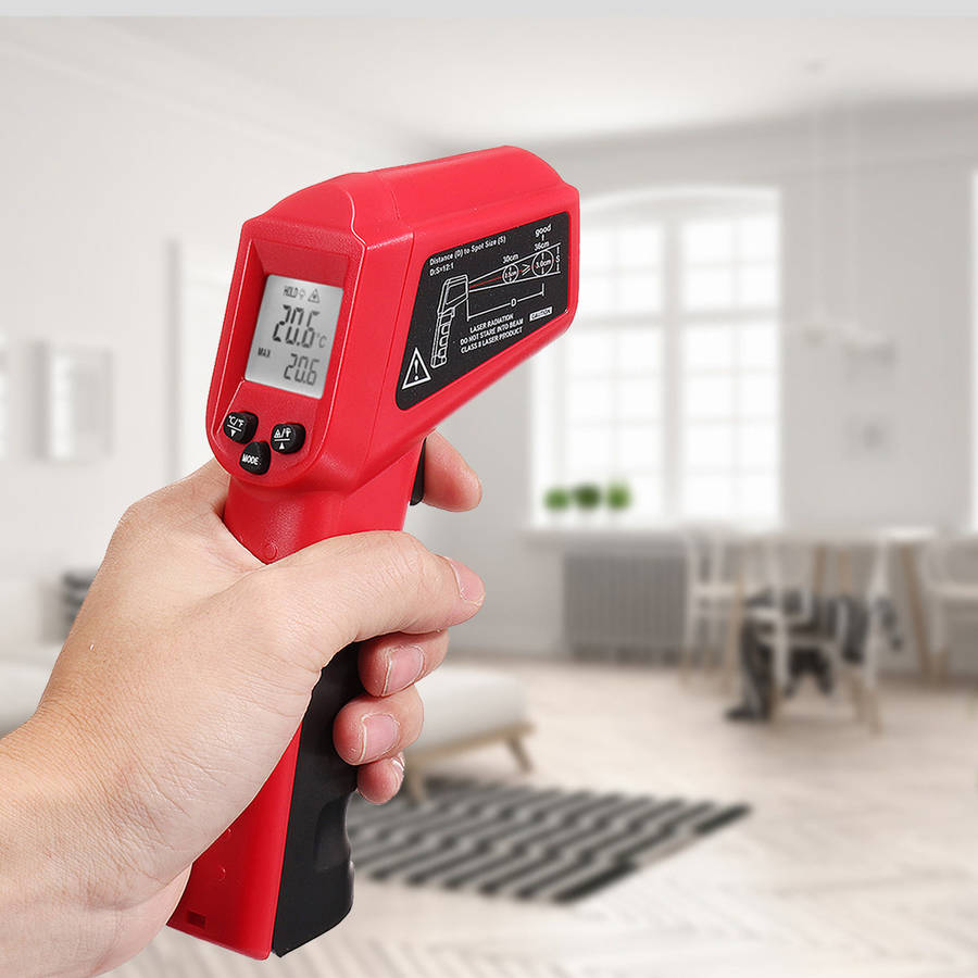 Non Contact -50~380/550 Laser LCD Display Digital Temperature Thermometer (Type A)