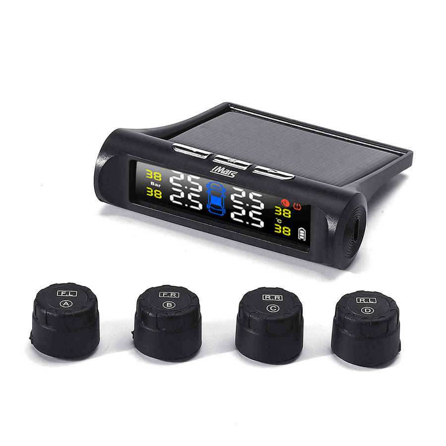 iMars T240 TPMS Solar Power Tire Pressure Monitor System Universal