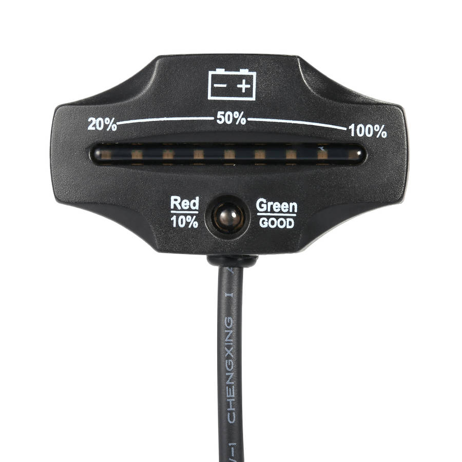 12/24V LED Lead Acid Storage Battery Tester Battery Indicator Gauge Battery Level Monitor