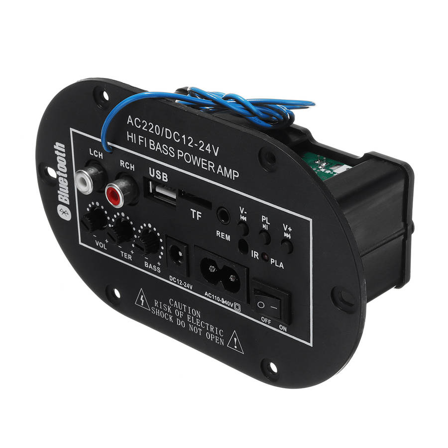 100W High Power bluetooth Subwoofer Hi-Fi Bass AMP Amplifier Board wit