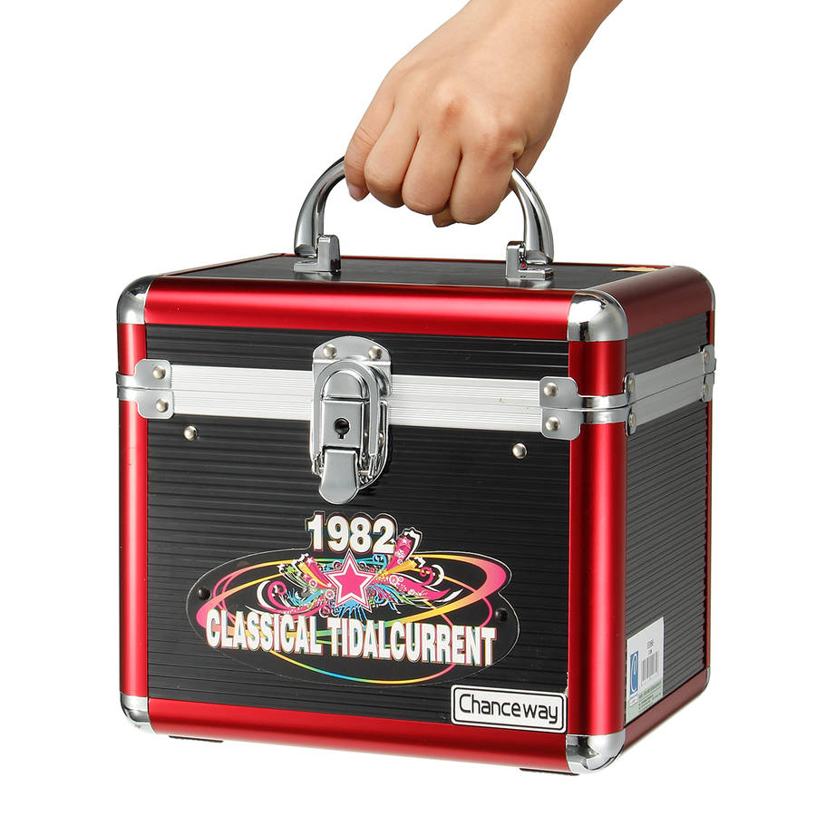 CD DVD Cases Discs Storage Box Aluminium Holder Carrying Case Folder Organizer...