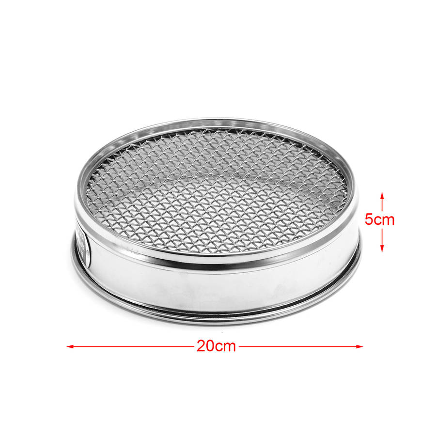 4-100 Mesh 4.75-0.15mm Aperture Lab Standard Test Sieve Stainless Steel Dia20cm...-(Type A)