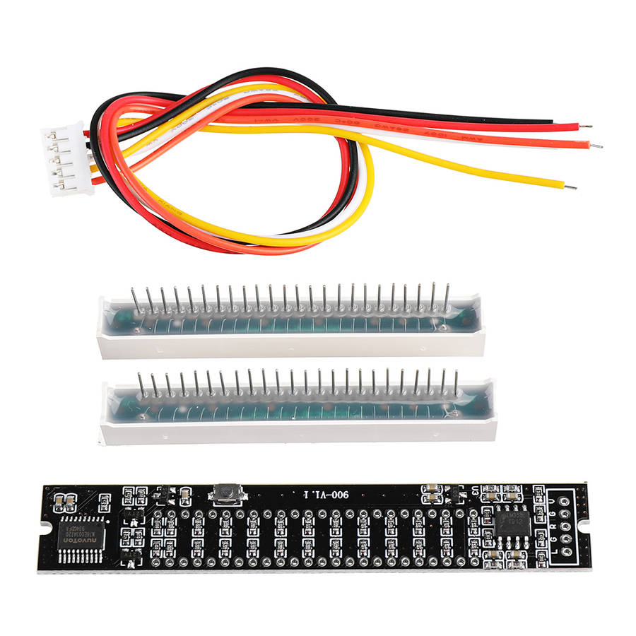 Mini Dual 12 Level Indicator VU Meter Stereo Amplifier Board Adjustable Light Speed Board With AGC M