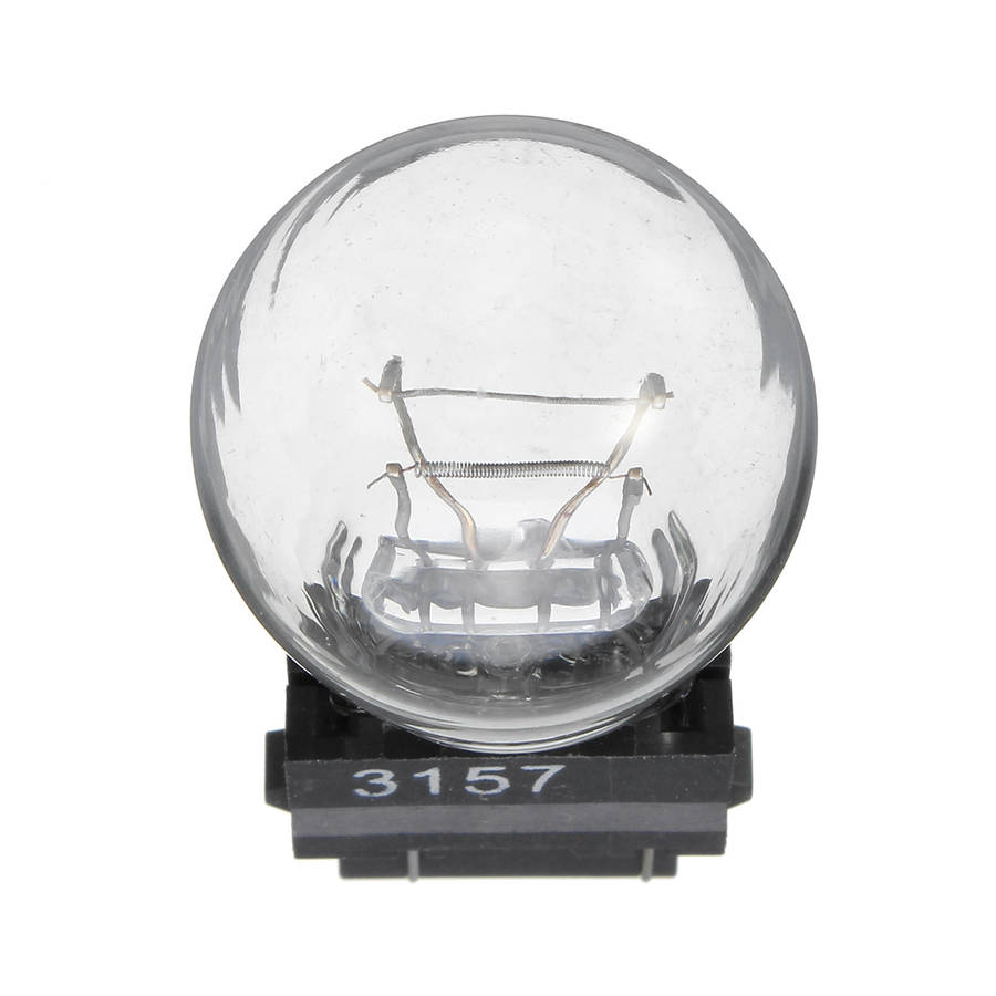T25 3157 P27/7W Halogen Lights Bulb Tail Brake Backup Reverse Turn Signal Lamp Warm White 1PCS