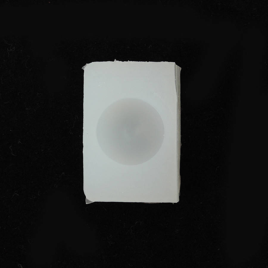 5pcs/Set Half Round Silicon Mould For Epoxy Resin Jewelry Decorative Craft