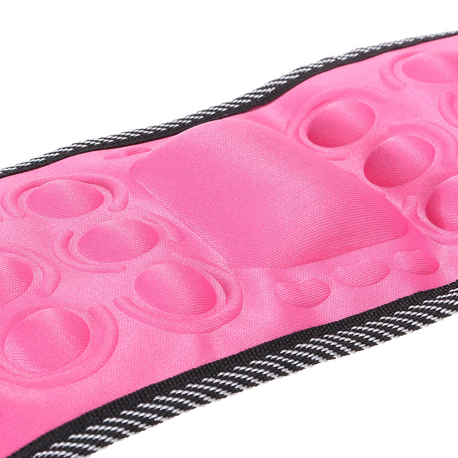 Wireless Electric 6 Motors Slim Belt Heating Massager Vibration Burner Fitness Loss We (Color1 Pink)