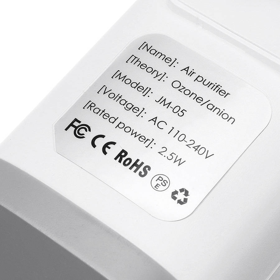 AC110-240V Plug-in Air Purifier Ozone Generator Ionizer Clean Industrial Grade Odor Remover Air Puri