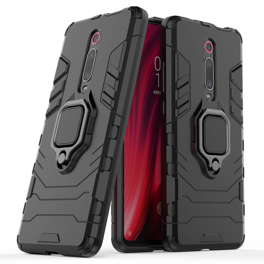 Bakeey Armor Magnetic Card Holder Shockproof Protective Case For Xiaomi Mi 9T / Mi9T PRO / Redmi K20