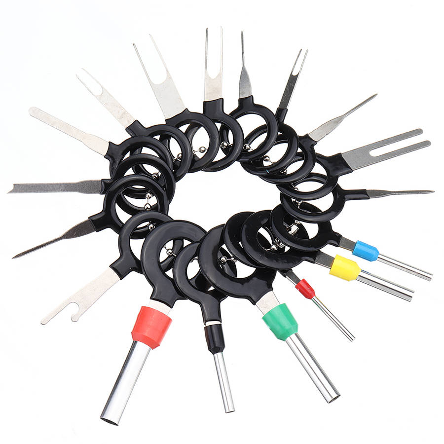 38Pcs/Set Car Terminal Removal Tool Electrical Wiring Crimp Connector Pin Extractor Kit Automobiles