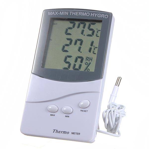 LCD Digital Thermometer Humidity Meter Hygrometer Indoor Outdoor