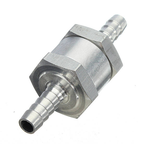 2ps12mm Aluminium Fuel Non Return Check Valve One Way Petrol Diesel
