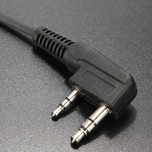 2 Pin Cool FBI Style Headset Earpiece for Kenwood Walkie Talkie