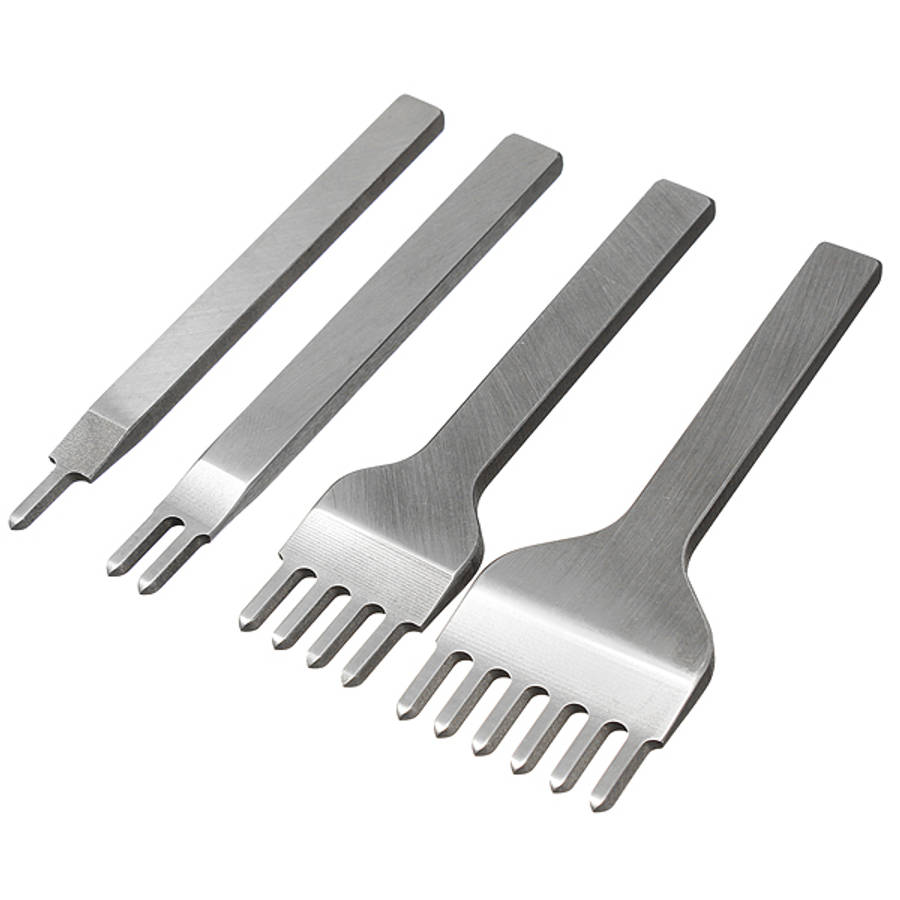 New 1 2 4 6 prong 6mm Leather Craft Punch Stitching Hole Punches Tools