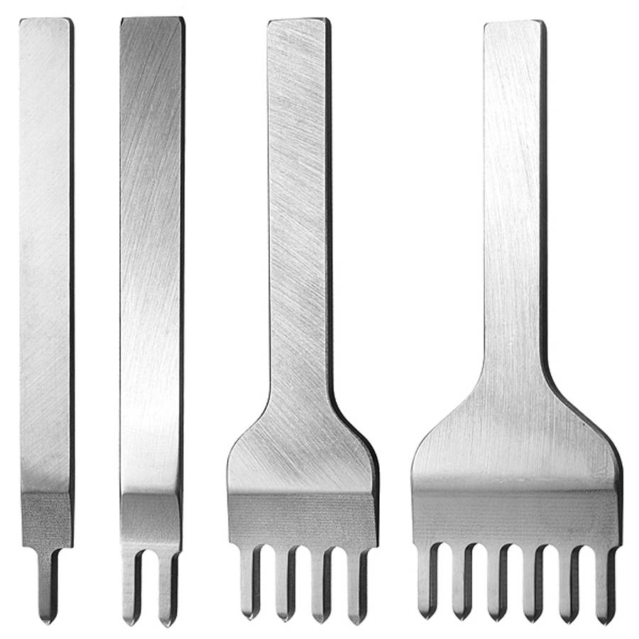 New 1 2 4 6 prong 6mm Leather Craft Punch Stitching Hole Punches Tools