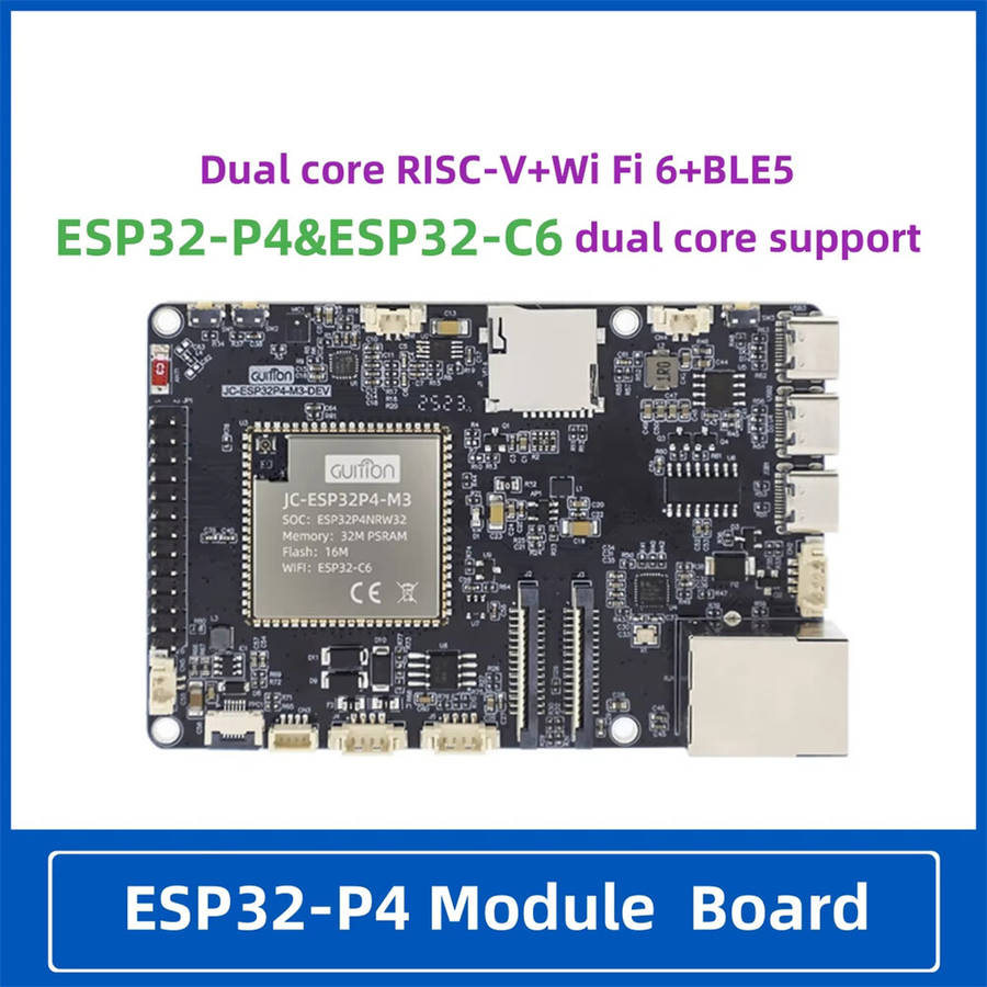 Board Only - ESP32P4 Module ESP32-P4 ESP32-C6 Dual-Core RISC-V Processor Development Board High Spee