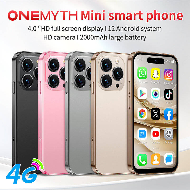 2GB 16GB - SOYES M17 Pro Mini 4-inch Android 12.0 2GB+16GB/3GB+64GB Dual SIM Card 2000mAh 5MP HD Cam