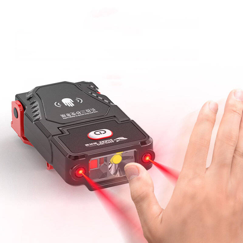 Smiling Shark Rechargeable Waterproof LED Cap Light Ultra Bright Hands Clip Lamp for Outdoor Activit
