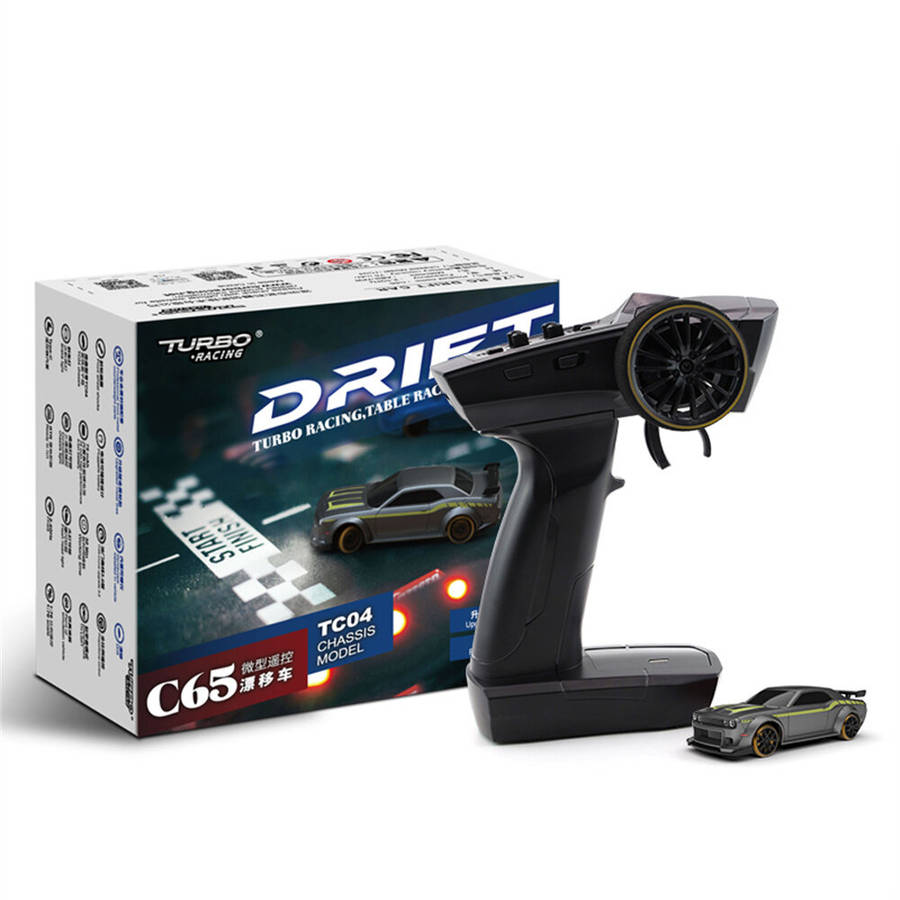 Turbo Racing C65 RTR 1/76 2.4G RWD Mini Drift RC Car Built In Gyro Chip Program Metal Counterweights