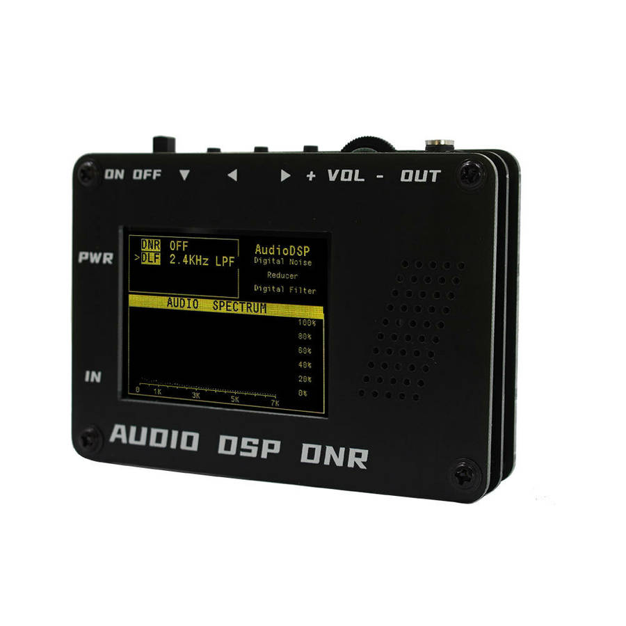 Audio DSP Noise Reducer DNR Digital Filter SSB Ham Radio YAESU ICOM + Speaker