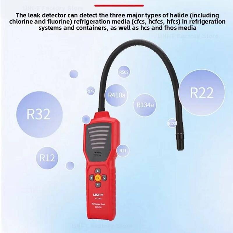 #1 - UNI-T UT336A HVAC Leak Detector Sensitive Tool 6 Levels LED Indicator Long Battery Life Advance