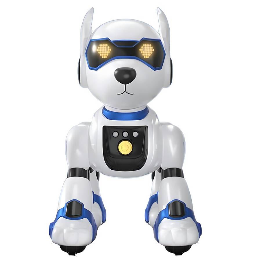 Blue - 2.4GHz RC Robot Dog Electronic Walking Dancing Dog Intelligent Touch Remote Control Pet Dog T