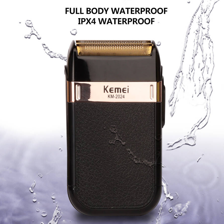 Kemei-Classic Rechargeable Electric Shaver for Men Versatile Grooming Tool with Twin Blade Safety Fe