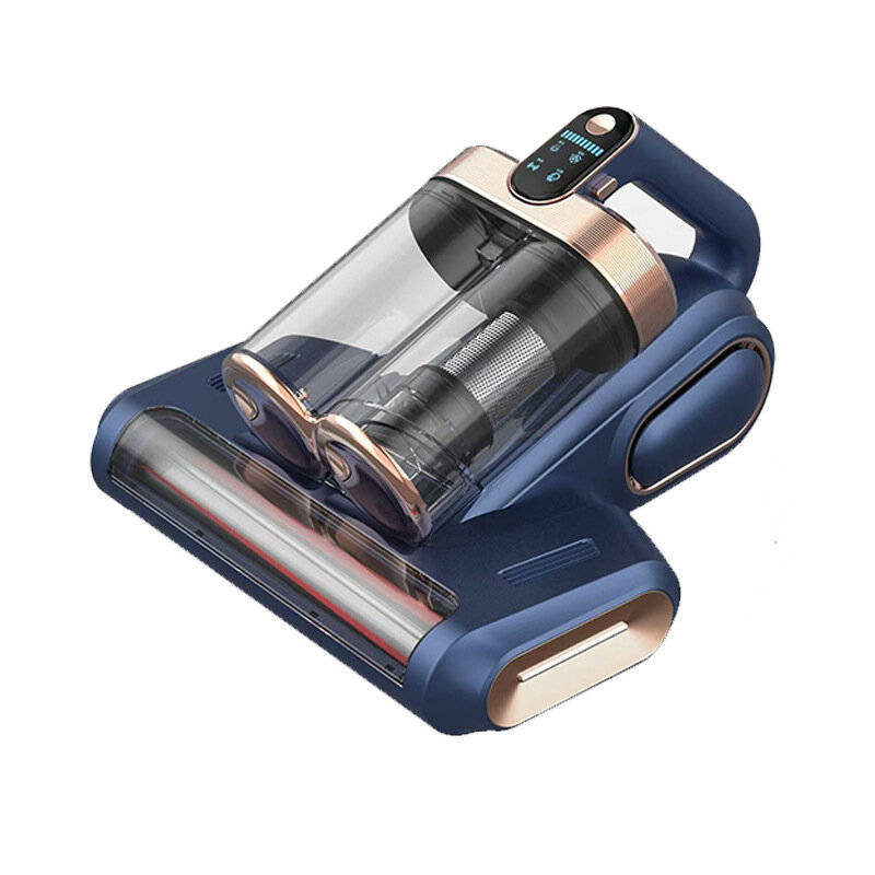 Blue - Tevorex 12V 120W Cordless Dust Mite Remover 8000PA Suction UV Sterilization Ultrasonic Techno