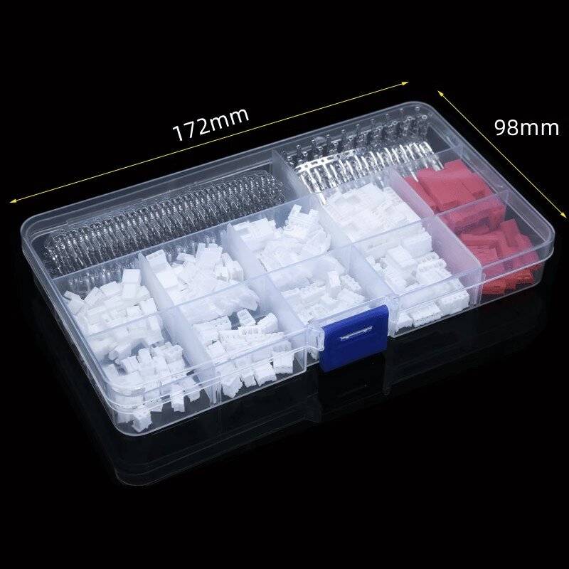 Kit - JST 840Pcs SYP PH 2.0mm Pin Connector Kit Plug and Play Male Female Housing Terminals for PCB