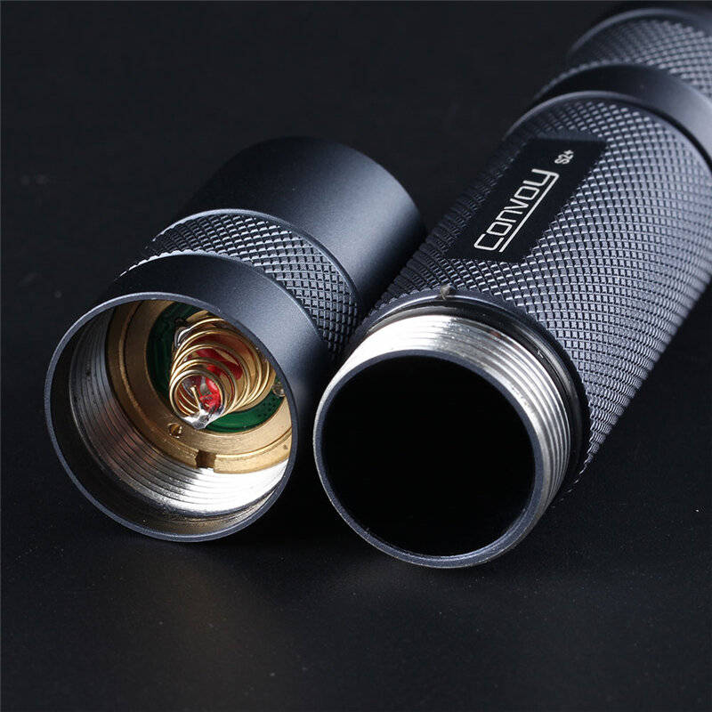 Convoy S2+ SST20 LED Flashlight 5000K 7135*8 12-Group Modes 18650 Camping Light Hunting Emergency La