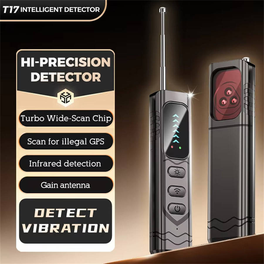 Black - T17 Camera Detector Wireless Signal Infrared Scanner Anti-Positioning Monitoring Hotel Anti-