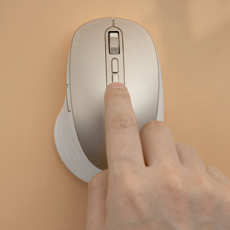 Grey - Lenovo M1 Master Wireless bluetooth Mouse 800-4000DPI 60H Continuous Use Time 7-key Ergonomic