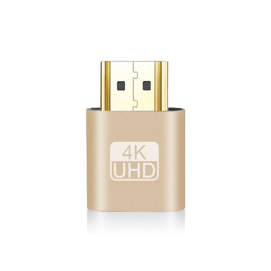 VGA Virtual Display Adapter HDMI-compatible 1.4 DDC EDID Dummy Plug Headless Ghost Display Emulator