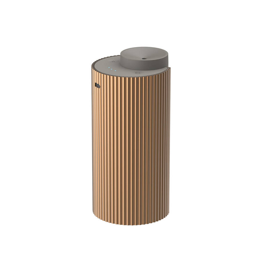 Black - Portable Smart Aromatherapy Diffuser with 3 Speed Adjustable Level USB Rechargeable Aroma Di