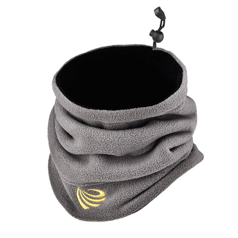 Black - TENGOO 1pc Winter Neck Gaiter Hat For Men And Women Camping Fleece Neck Gaiter Ski Tube Scar