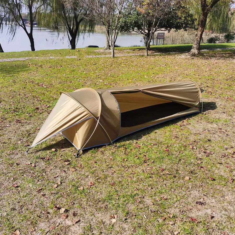 Brown - IPRee Ultralight Waterproof Camping Tent, Tat Single Tent, 210D Oxford Tent, Astronomical, O