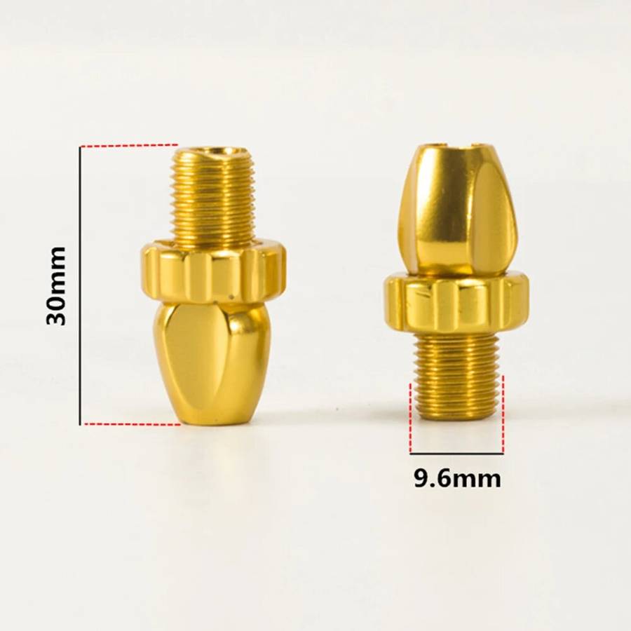 sliver - 2pcs Bicycle Brake Lever Adjusting Screws M10 Aluminum Alloy Brake Screw for Cycling