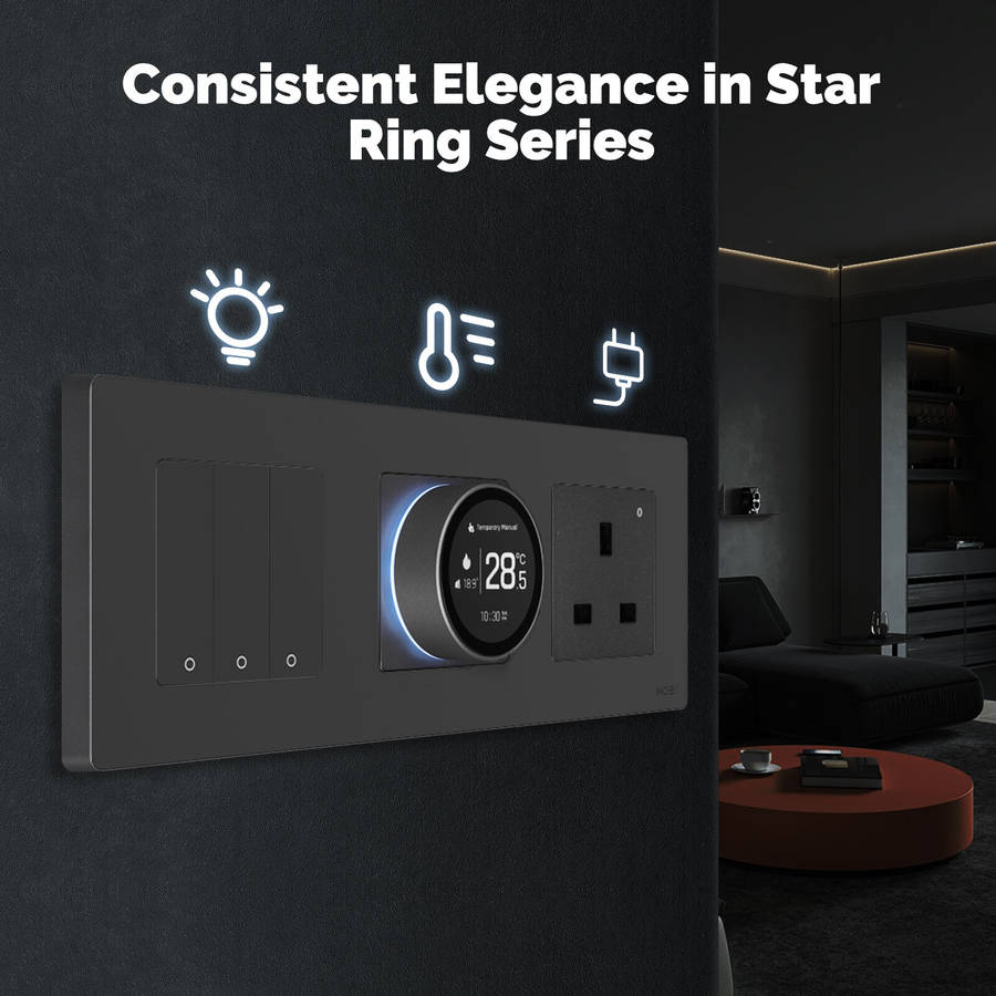 Water Heating - Moes Tuya Zigbee3.0 Smart Knob Thermostat with LED Digital Display Water Heating/Ele