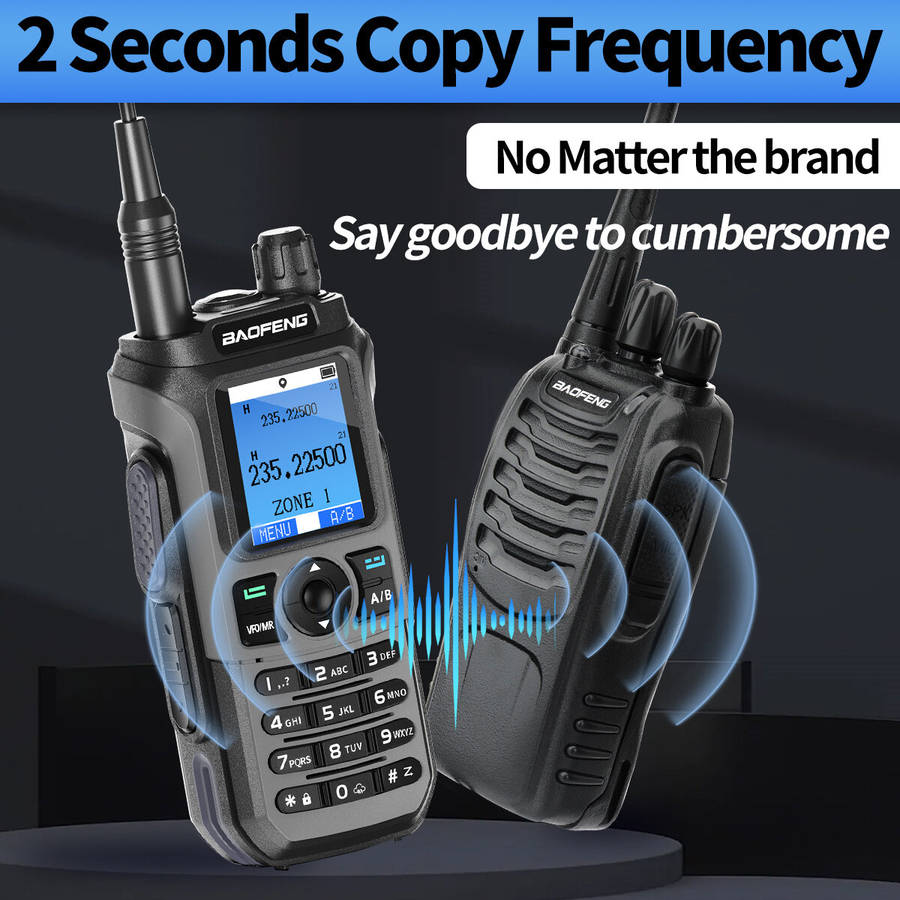 Orange - Baofeng UV-21 Pro Two-Way Radio Handheld Walkie Talkie GPS Positioning 5KM Range 999 Channe
