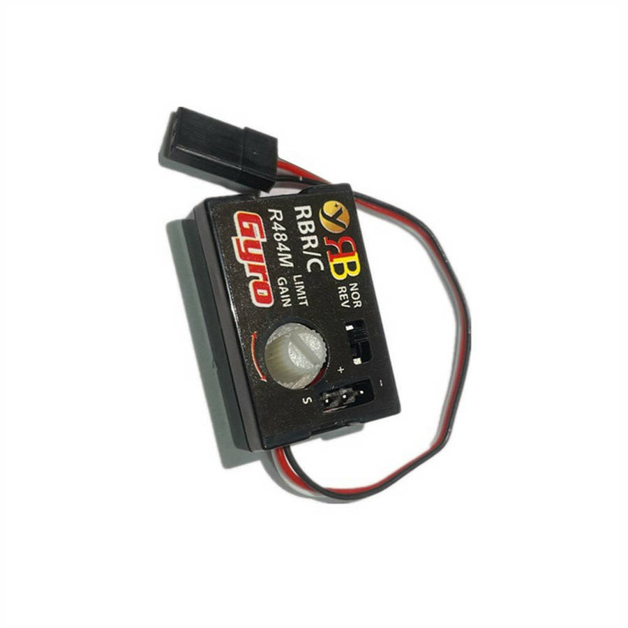 001 - RBRC R484S Gyro for WPL D12 SG 1603 1604 HBX 2188A 1/12 1/16 1/18 1/24 Drift High Speed Racing