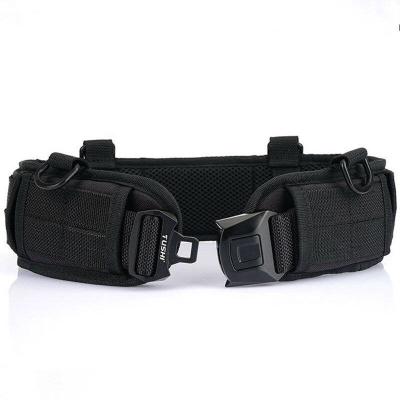 Army Green - 2 inch Molle 1200D Nylon Tactical Expansion Belt Heavy Duty Hard Metal Pluggable Buckle