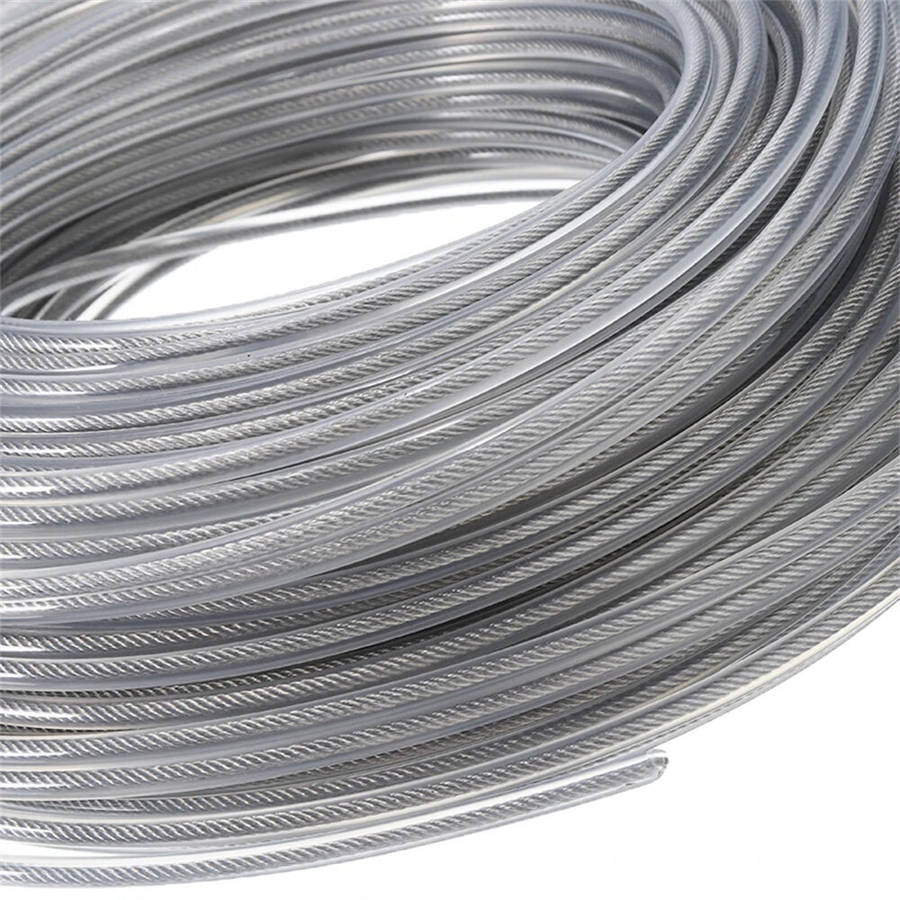2.7mm - 1PCS 15M Steel Wire Nylon Grass Trimmer Line Round Roll Replacement for Efficient Eco-Friend