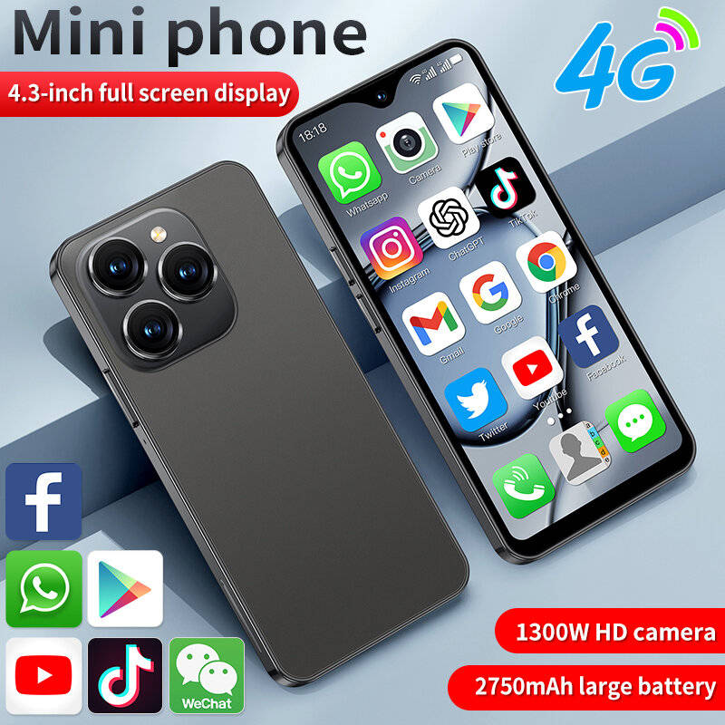 White - SOYES XS18 Pro Max Mini 4G 4.3 inch 2GB 16GB 13MP Camera Face Unlock Android 8.1 OTG 2750mAh
