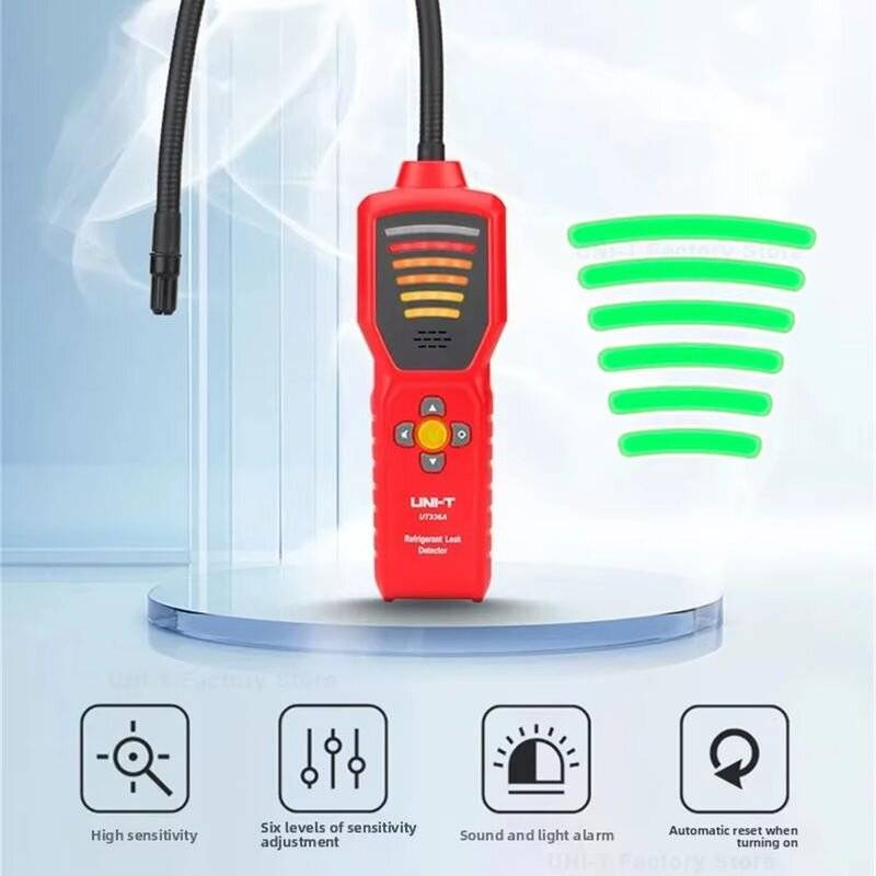 #1 - UNI-T UT336A HVAC Leak Detector Sensitive Tool 6 Levels LED Indicator Long Battery Life Advance