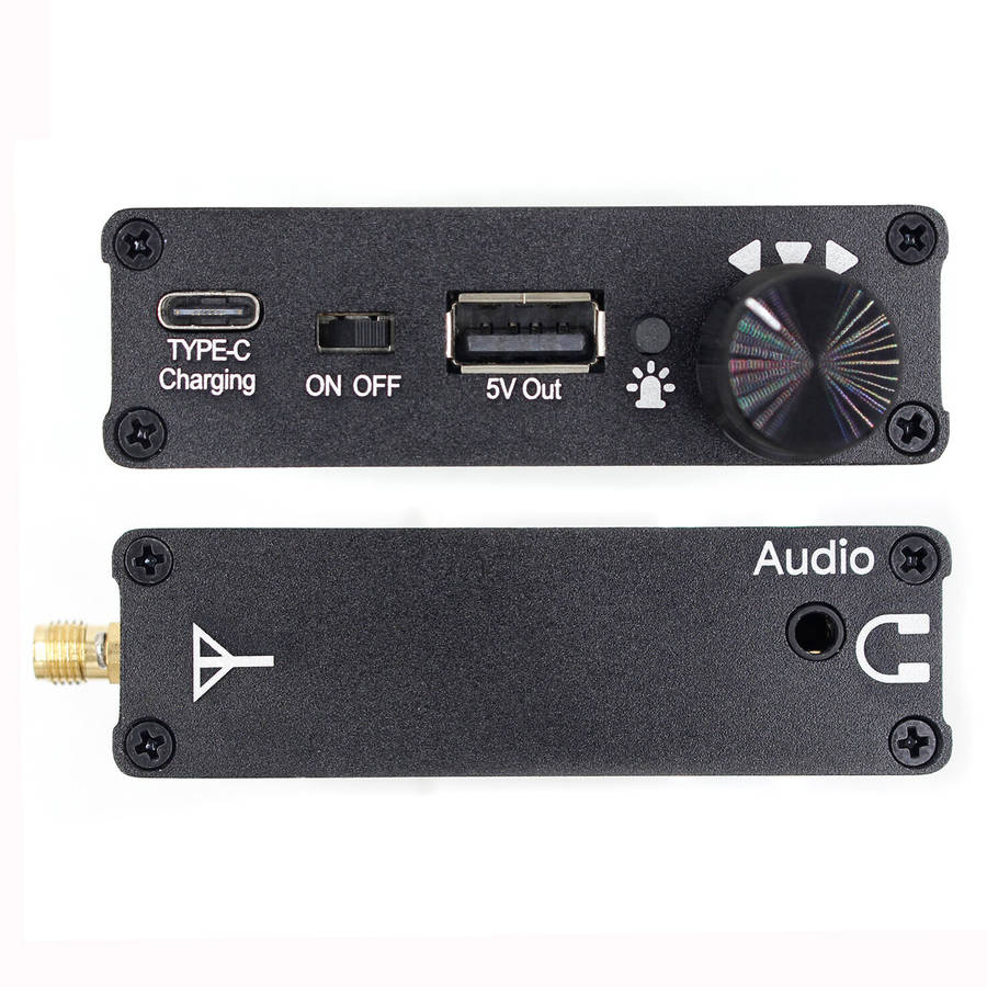 4.3" Software Defined Radio SDR Radio Receiver 100K-149MHz Digital Demodulation Short Wave FM MW SSB
