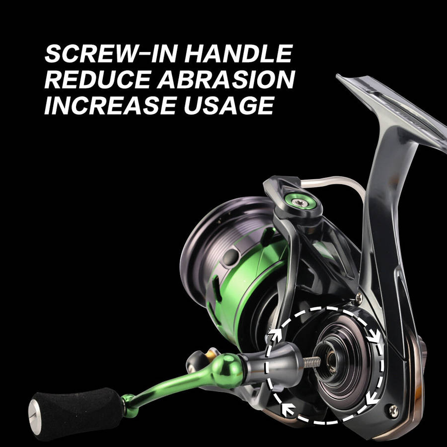 4000X - SeaKnight WR III X Series Fishing Reels 5.2:1 Gear MAX Drag 28lb Smoother Winding Spinning F