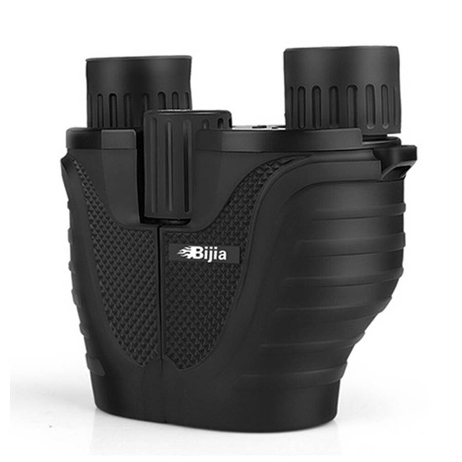 Black - Bijia Portable Little Paul 10x25mm Binoculars High-power HD Low-light Night Vision Concert W